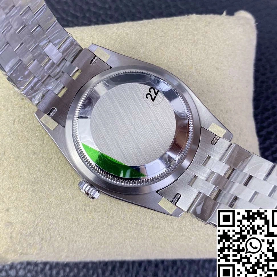 Datejust Dial Green Clean M126234 36MM Motif Diamond Steel Hourmarker Stainless Factory Rolex 0706
